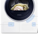 De Samsung DV70M5020IW is een super zuinige droger uitgevoerd met energieklasse A++ label