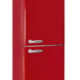 Schneider SCB300VR retro jaren 50 koelkast - rood