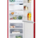 Schneider SCB300VR retro jaren 50 koelkast - rood