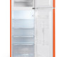 Schneider SCDD208VFLO retro jaren 50 koelkast - oranje