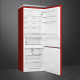 Smeg FA490RR5 koelkast - rood - Portofino