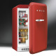 Smeg FAB5RR koelkast rood - rechtsdraaiend