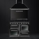 Smeg TR4110IBL2 inductie fornuis - 110 cm breed - zwart