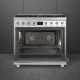 Binnenruimte Smeg C9GMXNLK2 gasfornuis met open deur