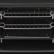 De Steel E10FF-6 NF Enfasi is uitgevoerd met een dubbele oven: een hetelucht oven links en een conventionele oven rechts.