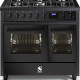 Steel E10FF-6 NF Enfasi fornuis zwart - All Black serie