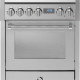 Steel G7F-4 rvs gas fornuis - 70 cm. breed - Genesi