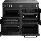 Stoves Richmond DX D1000 Ei BK inductie fornuis - 100 cm. - zwart