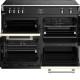 Het interieur van het Stoves RICHMOND S1100 EI deluxe creme inductie fornuis met wel vier ovens!