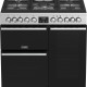 De ovenruiten van het Stoves Precision DX S900DF EU SS rvs fornuis zijn geblindeerd
