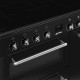 Smeg CX93IMBL inductie fornuis met 3 ovens - zwart - 90 cm. breed