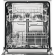 Het interieur van de Zanussi ZDF26001XA vrijstaande vaatwasser rvs