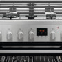 AEG CKB64412BM gas fornuis - roestvrijstaal - 60 cm. breed
