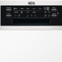 AEG FEE7671APM inbouw vaatwasser - half geintegreerd - rvs bedieningspaneel