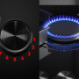 AEG HKB64453NB inbouw gas kookplaat - 4 branders - gas-op-glas