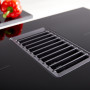 Atag HIDD8471EV inductie kookplaat met afzuiging - 83 cm. breed - zwart