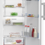 Beko B3RMLNE444HW1 Binnenzijde van de Beko B3RMLNE444HW1 met ruime indeling en HarvestFresh groentelade koelkast - wit