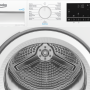 SteamCure stoomfunctie voor kreukvrije kleding in de B3T6823W2 droger