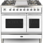Boretti VFP94WTG fornuis gasoven wit