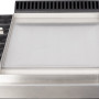 Middenin het kookgedeelte is de fry-top bakplaat geplaatst. De Boretti VFPNO94AN is daarmee zeer veelzijdig in gebruik.