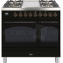 Boretti VFPNO94ZWG fornuis gasoven zwart