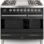 Boretti VFPS94ANG fornuis gasoven antraciet