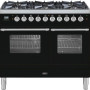 Boretti VP104ZW fornuis zwart