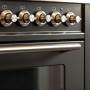 De Boretti VP96ANG heeft een Puro ovendeur en is uitgevoerd in de kleur antraciet.