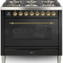 Boretti VPN96ANG fornuis gasoven antraciet 