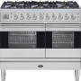 Boretti VPS104IXG fornuis gasoven roestvrijstaal