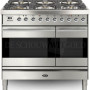 Boretti VPS946IXG fornuis gasoven roestvrijstaal