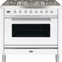 Boretti VT96WTG fornuis gasoven wit