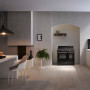 Boretti CFBG902ZW3 gas fornuis zwart - dubbele oven