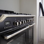 Boretti CFBG902ZW3 gas fornuis zwart - dubbele oven
