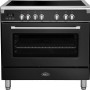 Boretti CFBI9015ZW2 inductie fornuis met flex - zwart