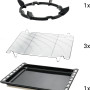 Bij de Boretti CFBI901OW2 worden een ruime hoeveelheid accessoires meegeleverd