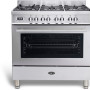 Boretti MFBG901IX/2 fornuis roestvrijstaal - Milano