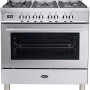 Boretti MFBG901IX/2 fornuis roestvrijstaal - Milano