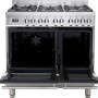 De Boretti MFBG902IX/2 heeft twee ovens welke beide met een energieklasse B zijn uitgevoerrd