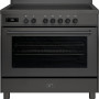 Boretti MLI95XMAT inductie fornuis met 5 inductie zones - antraciet