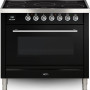 Boretti VPI93ZW inductie zwart fornuis