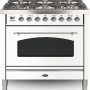 Boretti VPNR96WT wit fornuis