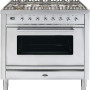 Boretti VT96IX BP fornuis - butaan/propaan gas - rvs - outlet