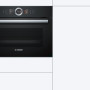BOSCH combi-stoomoven inbouw zwart CSG656RB7