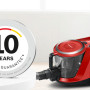 Bosch BGS41PET1 stofzuiger - rood - ProAnimal