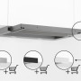 Bosch DFL064W53 vlakscherm afzuigkap - 60 cm. breed - rvs-look