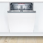 Bosch SBD6TCX00E verhoogde inbouw vaatwasser met besteklade