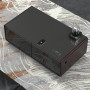 CASO Sound & Cool Hout salon tafel met koellades, speakers en draadloos opladen telefoon