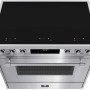 Elementi di Cucina EC9036-IX-S inductie fornuis - klassiek - rvs
