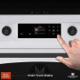 Elementi di Cucina EC9036-WT-IX-B inductie fornuis - klassiek - wit